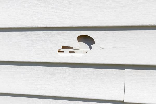 Cost of White Vinyl Siding Repair in Bryan